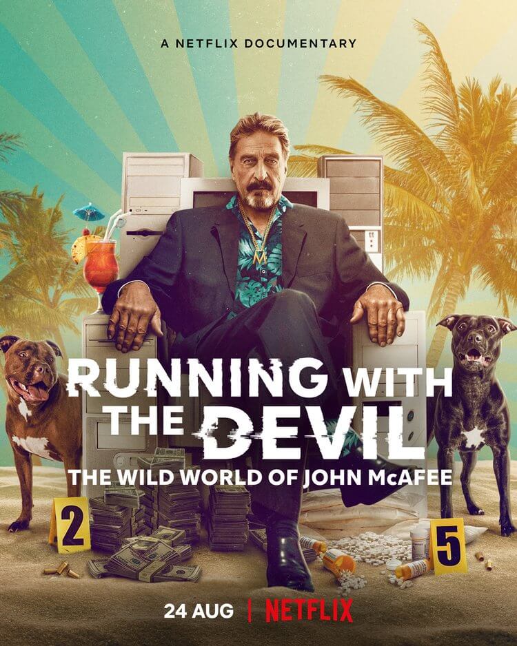 Running with the Devil: The Wild World of John McAfee Netflix poster